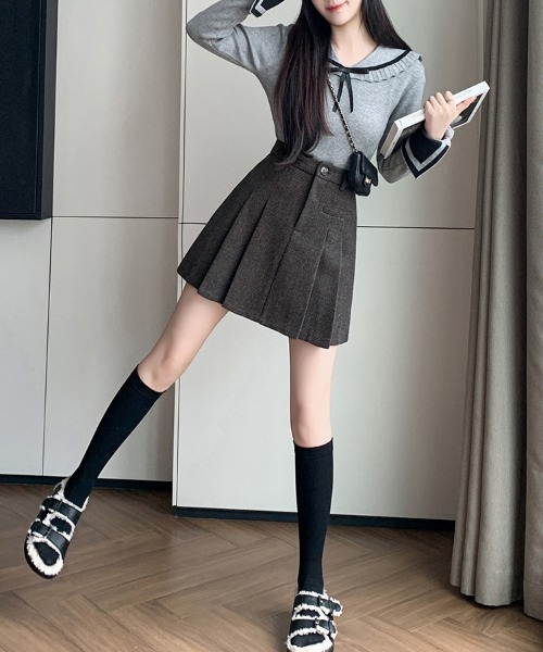 ReRe スカート プリーツミニスカート : ZOZOTOWN Yahoo!店 - 通販
