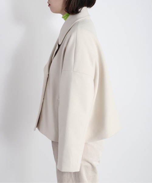 「cepo」 ピーコート M ブラウン レディース_画像7