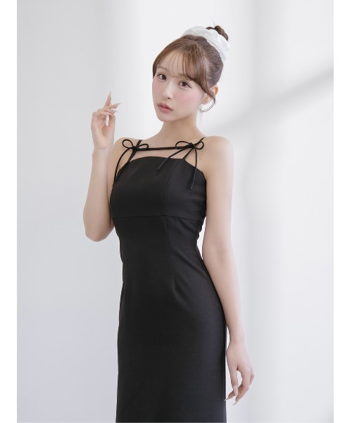 Darich（ダーリッチ） ドレス ボリュームスリーブチュールロングドレス