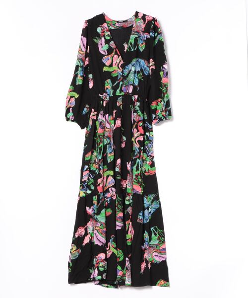 「Desigual」 長袖ワンピース X-LARGE ブラック レディース_画像3