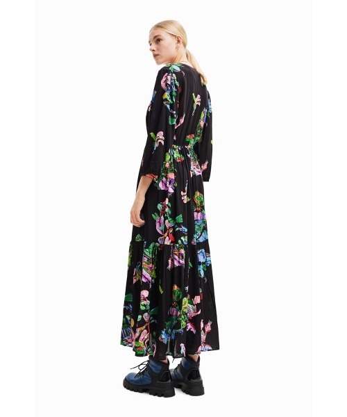 「Desigual」 長袖ワンピース X-LARGE ブラック レディース_画像5