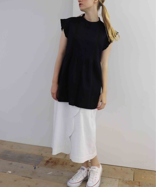 「haupia」 スカート MEDIUM ブラック レディース_画像9