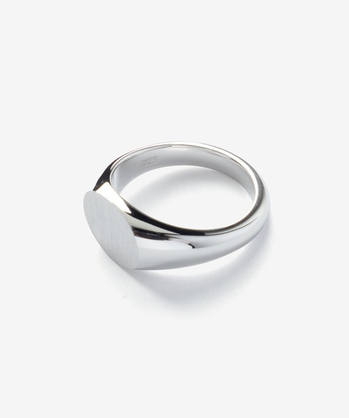 指輪 リング TOM WOOD Joe Ring Satin トムウッド ジョー サテン シルバー リング レディース メンズの画像