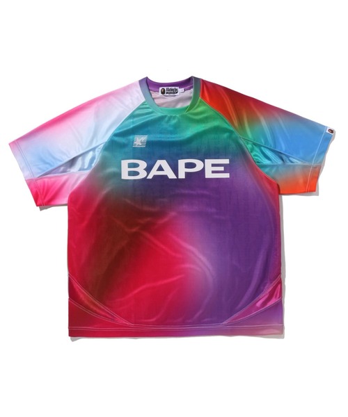 A BATHING APE（アベイシングエイプ） tシャツ TIE DYE STA STRIPE