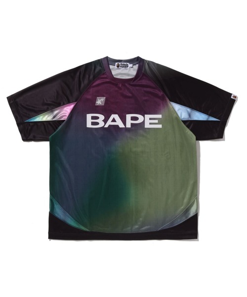 A BATHING APE（アベイシングエイプ） tシャツ TIE DYE STA STRIPE