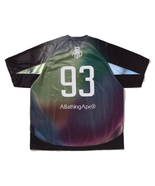 A BATHING APE（アベイシングエイプ） tシャツ TIE DYE STA STRIPE