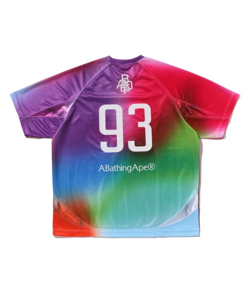 A BATHING APE（アベイシングエイプ） tシャツ TIE DYE STA STRIPE