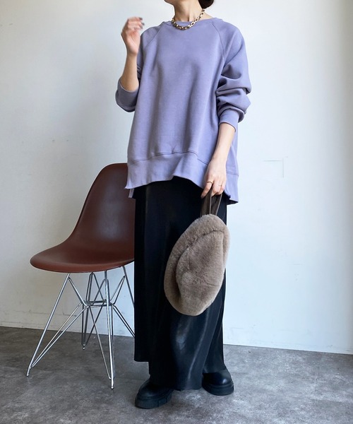 「DouDou」 ロングスカート FREE シルバー レディースの画像