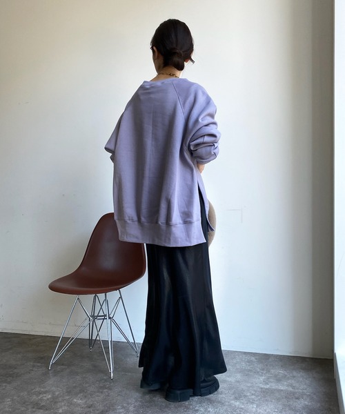「DouDou」 ロングスカート FREE シルバー レディースの画像