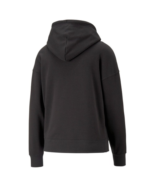 「PUMA」 プルオーバーパーカー SMALL ライトグレー レディース_画像2