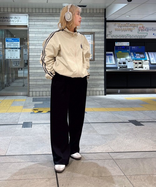 CANAL JEAN（キャナルジーン） ナイロンブルゾン ONE SIZE ベージュ