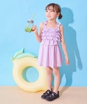 水着 ティアードフリル UVカット ワンピース...の詳細画像2