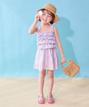水着 ティアードフリル UVカット ワンピース...の詳細画像3