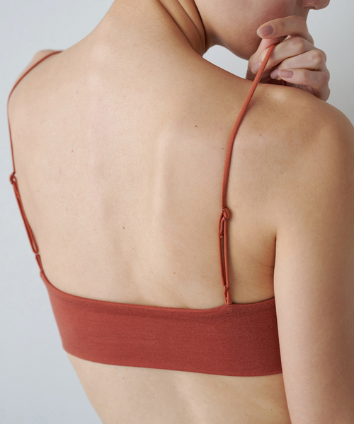 ブラジャー 「ACTIVE」Bamboo ストレッチブラ（ベージュA、オレンジ）の画像