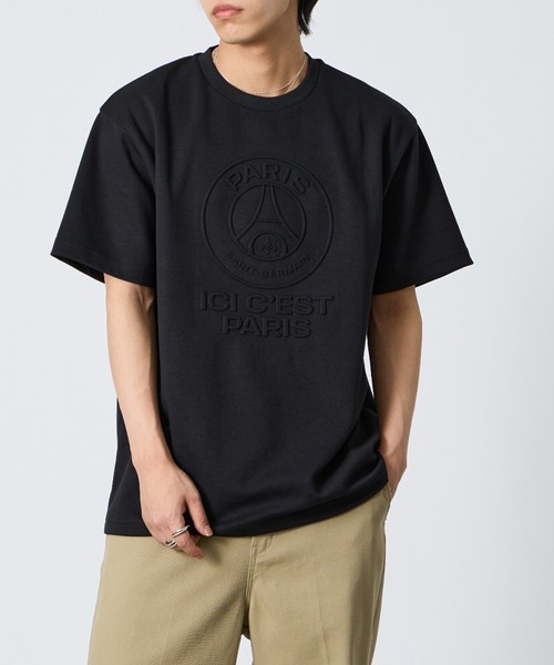 tシャツ 「PARIS SAINT-GERMAIN/パリ・サン＝ジェルマン」 PSGエンボス