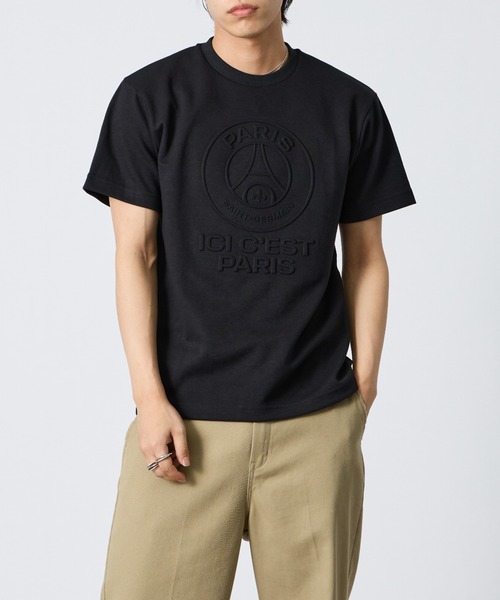 tシャツ 「PARIS SAINT-GERMAIN/パリ・サン＝ジェルマン」 PSGエンボス