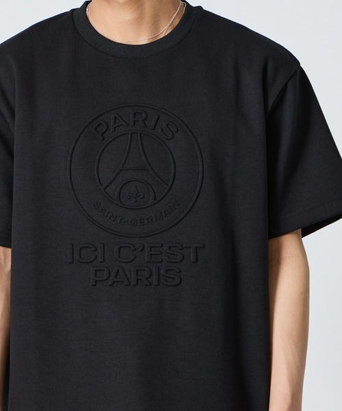 tシャツ 「PARIS SAINT-GERMAIN/パリ・サン＝ジェルマン」 PSGエンボス