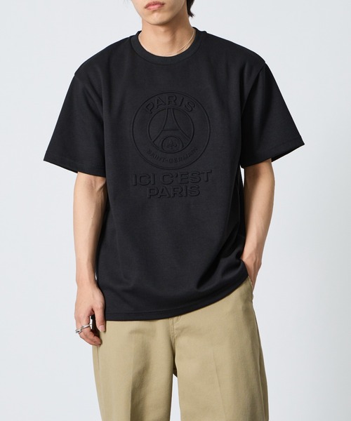tシャツ 「PARIS SAINT-GERMAIN/パリ・サン＝ジェルマン」 PSGエンボス
