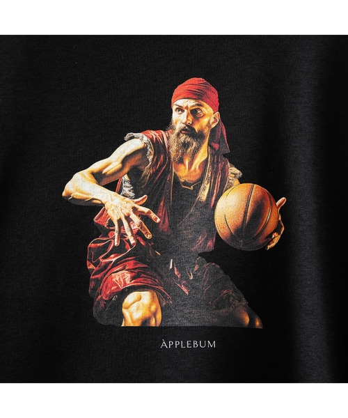 「APPLEBUM」 スウェットカットソー LARGE ブラック メンズ_画像6