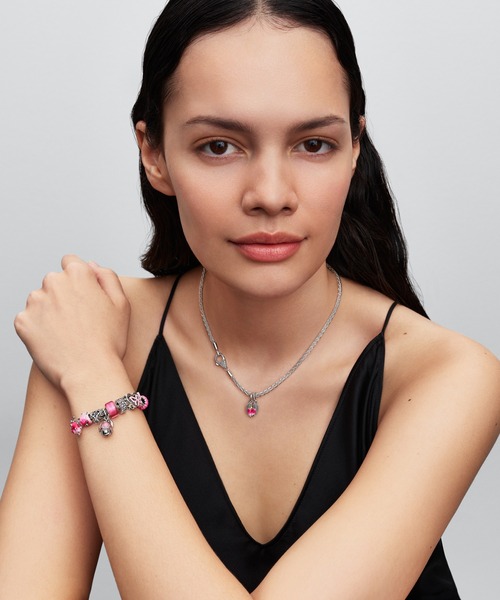 PANDORA（パンドラ） チャーム ラブ バード スプリッタブル バングル