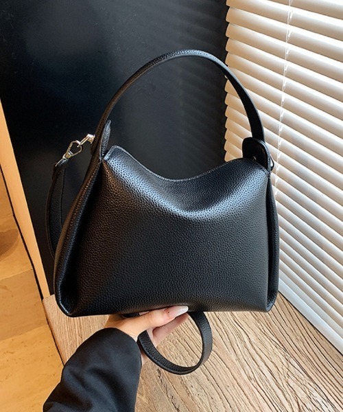 ショルダーバッグ バッグ 2way フェイクレザー スクエア ハンドバッグ