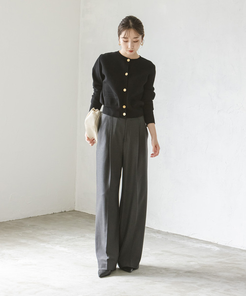 「NOBLE」 パンツ 40 ブラウン レディース_画像5