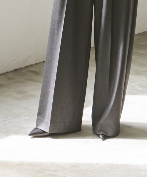 「NOBLE」 パンツ 40 ブラウン レディース_画像7