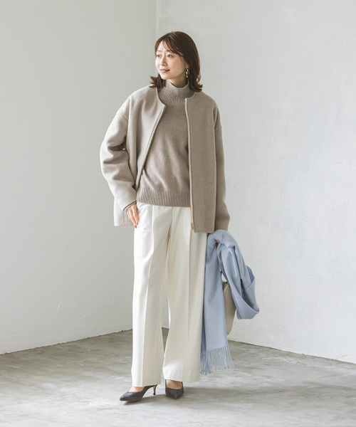 「NOBLE」 パンツ 40 ブラウン レディース_画像8