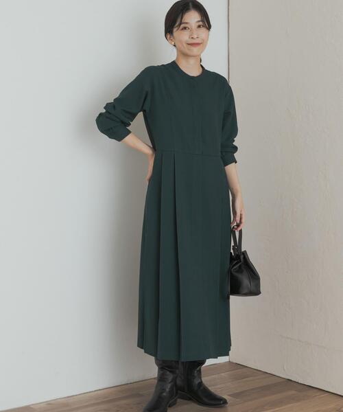 「URBAN RESEARCH DOORS」 長袖ワンピース MEDIUM ピンク レディースの画像