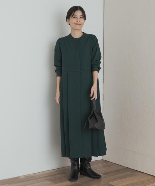 「URBAN RESEARCH DOORS」 長袖ワンピース MEDIUM ピンク レディースの画像