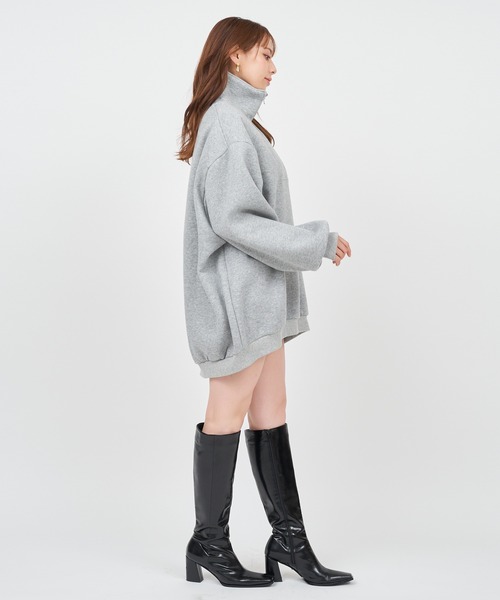 「ROYAL PARTY」 長袖ワンピース FREE グレー レディース_画像5