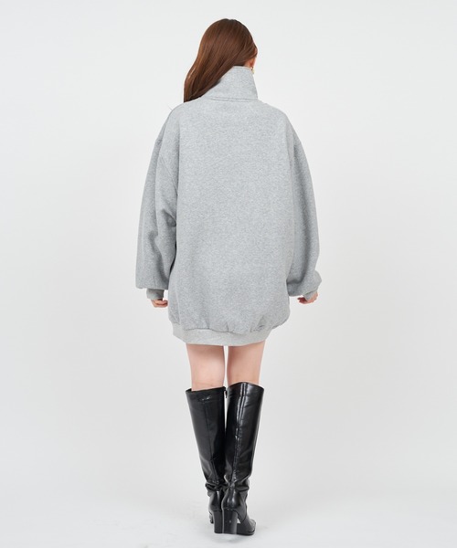 「ROYAL PARTY」 長袖ワンピース FREE グレー レディース_画像6