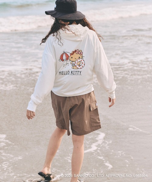 ラッシュガード 「Ocean Pacific×ハローキティ」レディースハロー