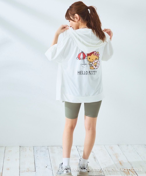 uvカット ラッシュガード 「Ocean Pacific×ハローキティ」レディース