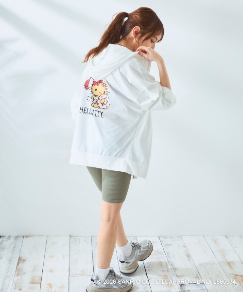 ラッシュガード 「Ocean Pacific×ハローキティ」レディースハロー