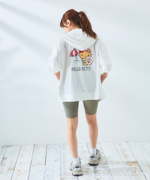 ラッシュガード 「Ocean Pacific×ハローキティ」レディースハロー