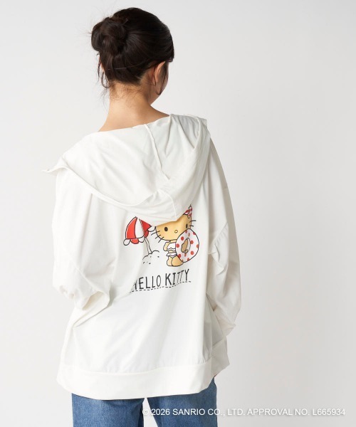 ラッシュガード 「Ocean Pacific×ハローキティ」レディースハロー