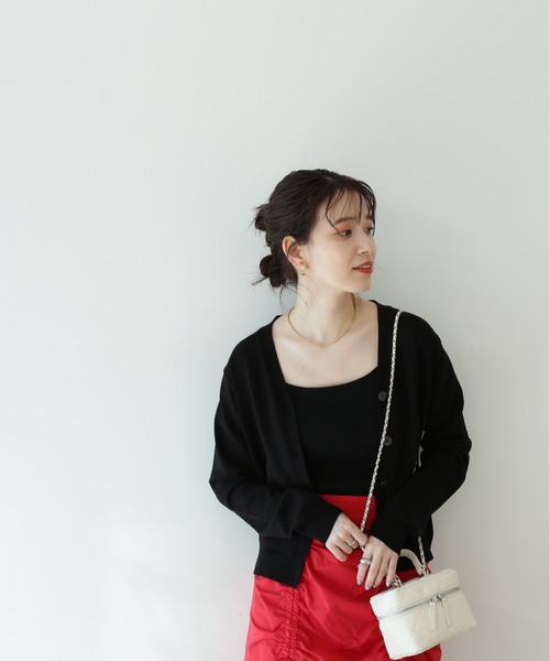 「N.(N. Natural Beauty Basic)」 ニットカーディガン MEDIUM ブラウン レディース_画像2