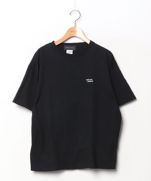 「1minute 1second」 半袖Tシャツ M ブラック×ホワイト メンズ_画像4