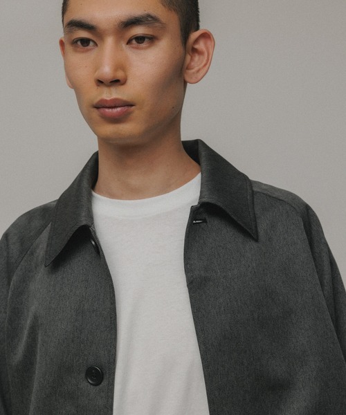 「M TO R」 ジャケット 38 チャコールグレー レディース_画像7