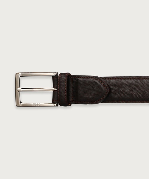 polo ralph lauren エンボスレザーベルト ブラック 真鍮 POLO RALPH LAUREN（ポロ・ラルフローレン） ラルフローレン ベルト