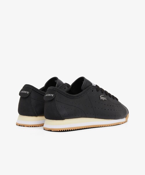 「LACOSTE」 ローカットスニーカー 23.5cm ホワイト×グリーン レディース_画像6