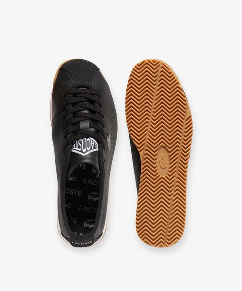「LACOSTE」 ローカットスニーカー 23.5cm ホワイト×グリーン レディース_画像7
