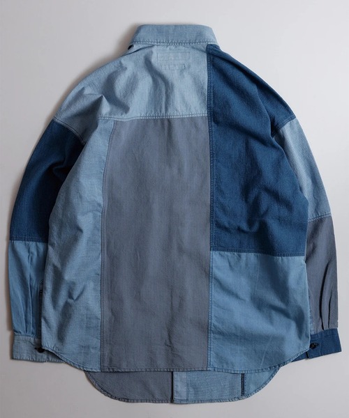 シャツ 「FDMTL」PATCHWORK SHIRT 3YR WASH メンズの画像
