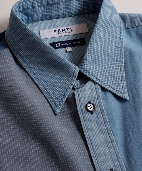 シャツ 「FDMTL」PATCHWORK SHIRT 3YR WASH メンズの画像
