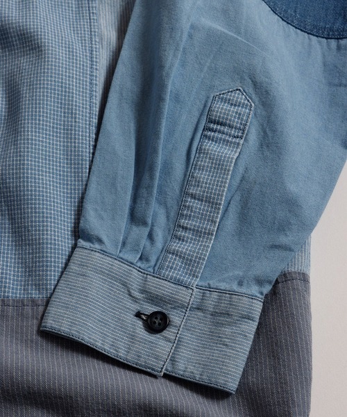シャツ 「FDMTL」PATCHWORK SHIRT 3YR WASH メンズの画像