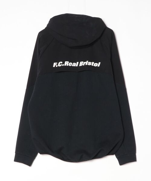 「F.C.R.B.」 ジップアップパーカー X-LARGE ブラック メンズ_画像2