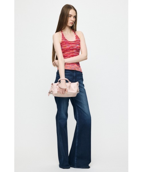 MOUSSY（マウジー） ニット セーター MIX YARN HALTER KNIT トップス