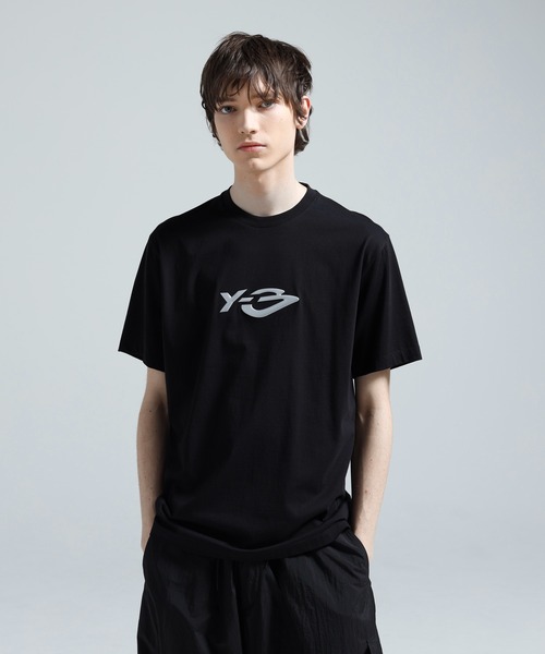 Y-3 tシャツ LIQUID LOGO SHORT SLEEVE TEE メンズ レディース