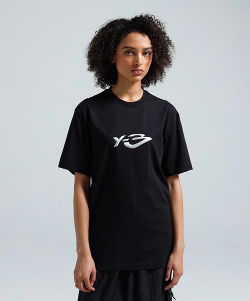 Y-3 tシャツ LIQUID LOGO SHORT SLEEVE TEE メンズ レディース